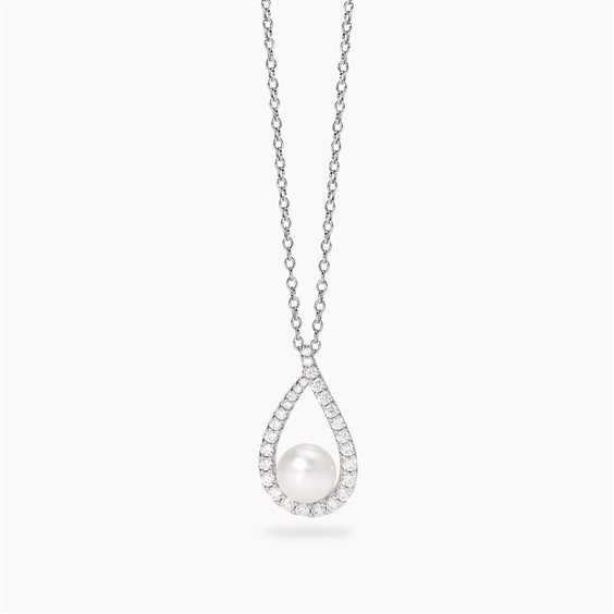 Collana Mabina Donna in Argento Perla 553884 - 553884